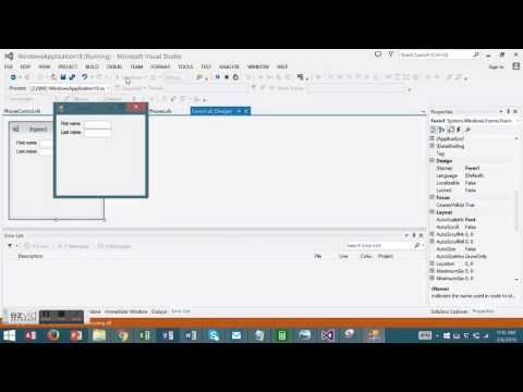 Adding A User Control In Visual Basic