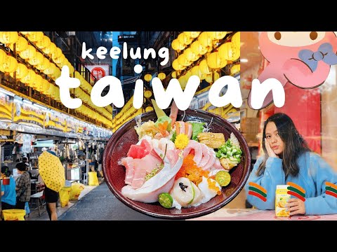 Taiwan Vlog 🇹🇼 Best Taiwanese Street food + Seafood at Keelung Night Market | Taiwan Travel Guide