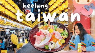 Taiwan Vlog 🇹🇼 Best Taiwanese Food + Seafood at Keelung Night Market | Taiwan Travel Guide