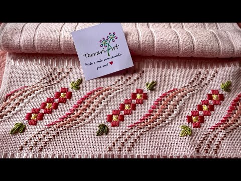 Vídeo 118 - Parte 2 - Bordado em Ponto Reto