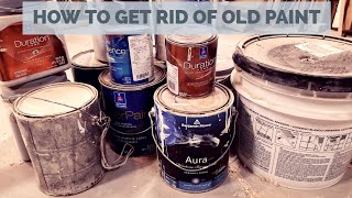 How to Properly dispose of Old Paint - Garage Cleaning Tip