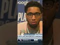 Donovan Mitchell on his 2nd Half performance vs the Mavericks? #shorts