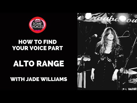 How to find your voice part - Alto range