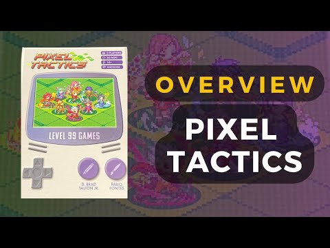 (Gamefound Preview) Pixel Tactics Board Game - Quick Overview of How to Play | DaniCha