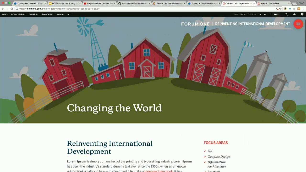 DrupalCon Dublin 2016: Streamlined Front-end Development with Pattern Lab and Twig