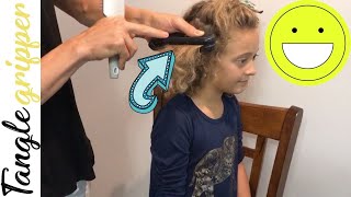 How To Remove Tangles From kids Hair Pain Free.