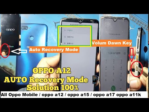 OPPO A12 Auto Recovery Mode Problem Solution ! All OPPO Mobile Auto Recovery Mode Solution .