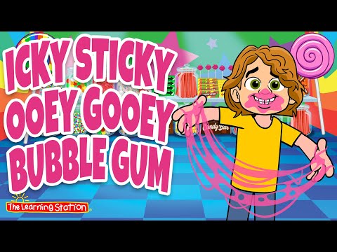 Brain Breaks for Kids 🍭 Icky Sticky Ooey Gooey Bubblegum 🍭 Kids Songs by The Learning Station