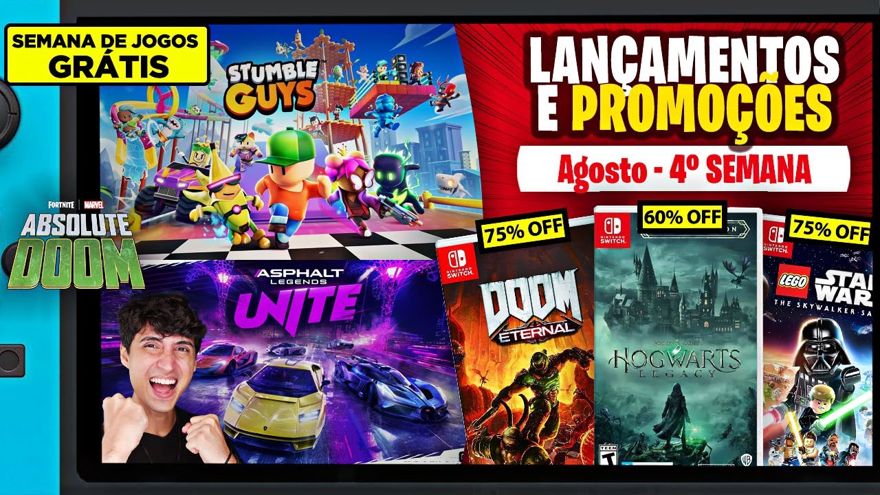 MUITOS JOGOS GRÁTIS essa semana e promoções Imperdíveis l Lançamentos e Promoções Agosto 4
