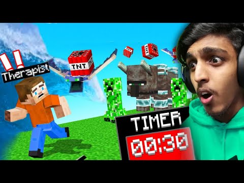 MINECRAFT But CHAOS Happens Every 30 SECONDS..!! GAME THERAPIST