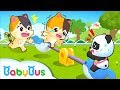 Baby Kitten, Don't Stand On The Seesaw | Baby Kitten Family | Kids Safety Tips | BabyBus