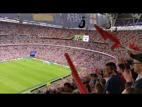 The last seconds of the Women's EURO 22 final and Three Lions