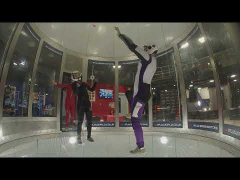 Indoor skydiving -  Session #13 with @Tunnel Ninja! Back layouts + Stag!