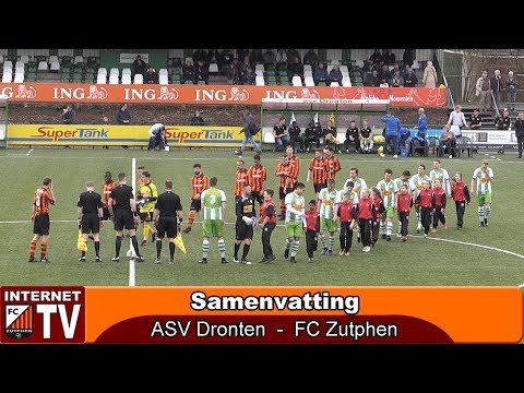 Samenvatting ASV Dronten - FC Zutphen (2-0)
