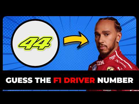 Guess the 2025 Formula 1 Driver by Number! - F1 Driver Number Quiz