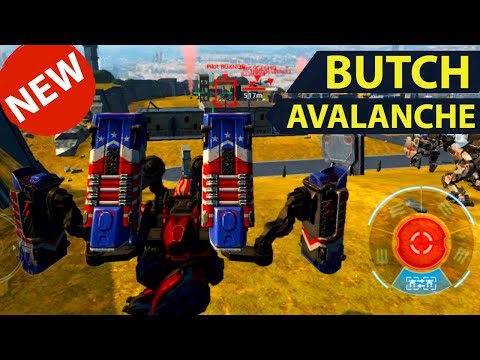 War Robots - New Heavy Weapon Avalanche - Butch Avalanche Gameplay