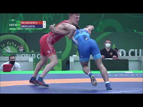 1/8 GR - 67 kg: R. PACURKOWSKI (POL) v. N. ABDULLAEV (RUS)
