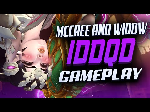 IDDDQD Top 500 McCree and Widow gameplay! [ Overwatch Season 26 Top 500 ]