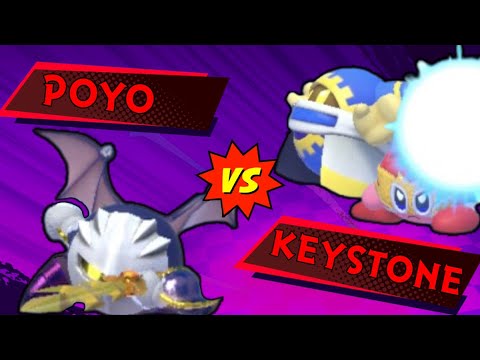 Poyo (Meta Knight) vs Keystone (Wrestler/Magolor) - Kirby Fighters 2 - Nebula Nights 5