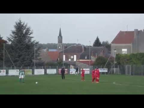 Coup-franc pour Escaudoeuvres B, 10/10/2015