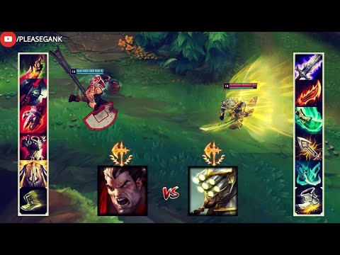 DARIUS vs MASTER YI FULL BUILD FIGHT! & 18 LEVEL | 1V1 - League of Legends