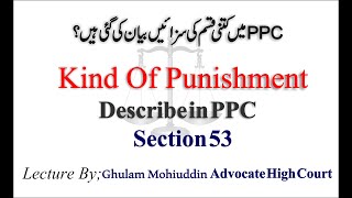 Kinds of Punishment in PPC. video 1