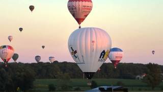 preview picture of video 'Hot-air balloon montgolfiere 0E-SHB at Brainville, Meurthe-et-Moselle, Lorraine, France'