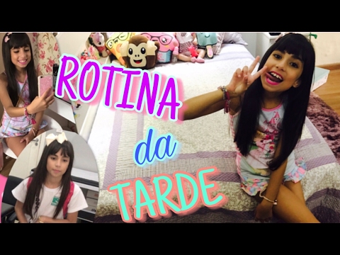 MINHA ROTINA DA TARDE