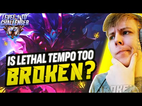 IS THE NEW LETHAL TEMPO TOO BROKEN ON TRYNDAMERE? - Level 1 to Challenger #2