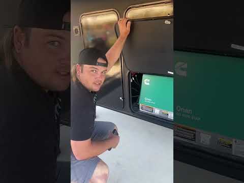 RV generator maintenance #rv #rvlife #travel #generator