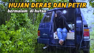 Download lagu 9 CAMPING HUJAN DERAS SIANG MALAM DI HUTAN DENGAN TENDA MOBIL, CAMPERVAN HUJAN DERAS MASAK DI MOBIL mp3
