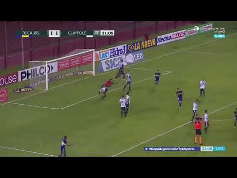 el gol de maroni para darle el triunfo a Bokeeeeeeeee