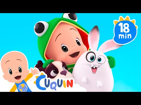 Los charcos de Cuquín 🐸 y más vídeos educativos | Caricaturas y dibujos animados para bebés