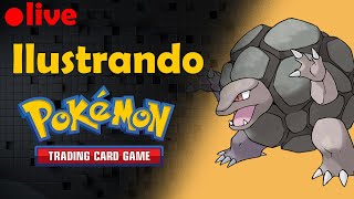 Intensivão Pintando GOLEM DE NATAL!! Criando Ilustrações para Meu Portfólio focado em Pokémon TCG.