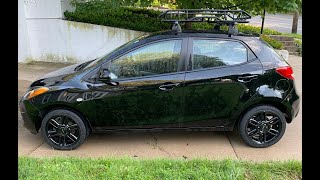 Mazda 2 Struts Shocks Springs Suspension Replacement and Installation, How To Replace on a Car