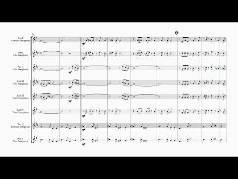 Tender feelings - Bossa Nova/Samba - Saxophone Quintet - D-Minor