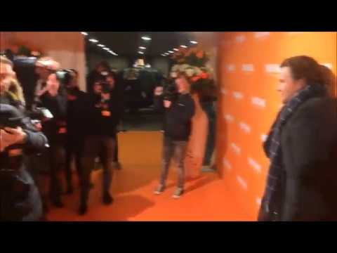 Wesly Bronkhorst bij de uitreiking van de 100%NL Awards