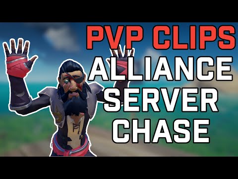Sea of Thieves PvP Clips - Getting Chased by an Alliance Server While SOLO