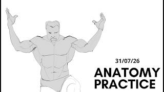 drawing daily practice 31 07 26 | anatomy + values
