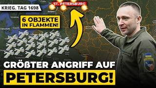 Ozon-Lager, Ölhafen, Brücke & Umspannwerk in Sankt Petersburg getroffen, Rekord russischer Verluste!