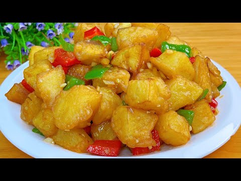 土豆這做法最好吃，孩子三天兩頭點名吃，外酥里嫩，比薯條還好吃，【麗麗廚房】，#炒土豆丁的做法，#炒土豆丁料理，#炒土豆丁食譜，#家常菜，#美食，#炒土豆丁最好吃的做法，#炒土豆丁的配料，#Recipe