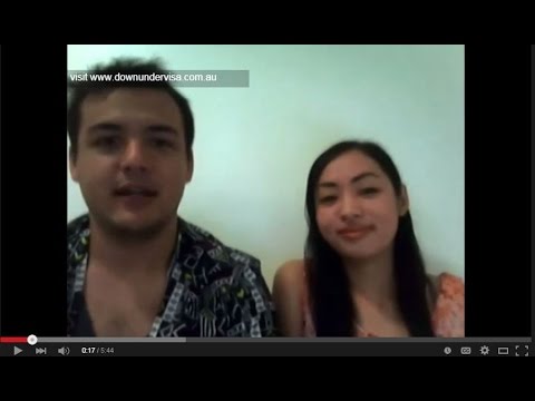Justin and Ivy – Two happy Down Under Visa partner visa clients