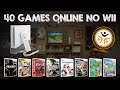 40 Games Com Multiplayer Online No Nintendo Wii wii