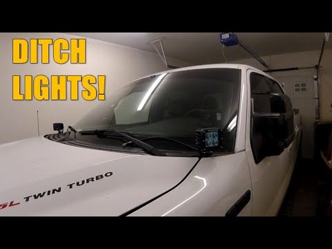 Installing Hood Mounted Light Pods on F150