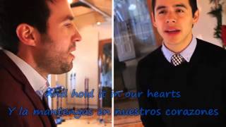 The Prayer - David Archuleta &amp; Nathan Pacheco (Lyrics) INGLES-ESPAÑOL