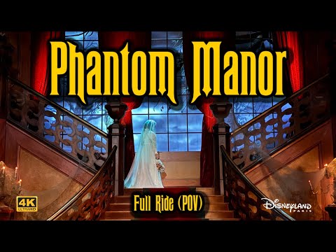 Phantom Manor – Full Onride POV | Disneyland Paris 4K 👻 #disney #disneylandparis #dlp #themepark