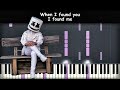 Marshmello - Rescue Me ft A Day To Remember | Piano Cover | Instrumental Karaoke Marshmello - Rescue Me ft A Day To Remember | Piano Cover | Instrumental Karaoke