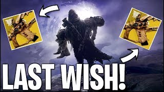 Destiny 2 | Today We Get Thousand Voices... I Hope! Last Wish Help!