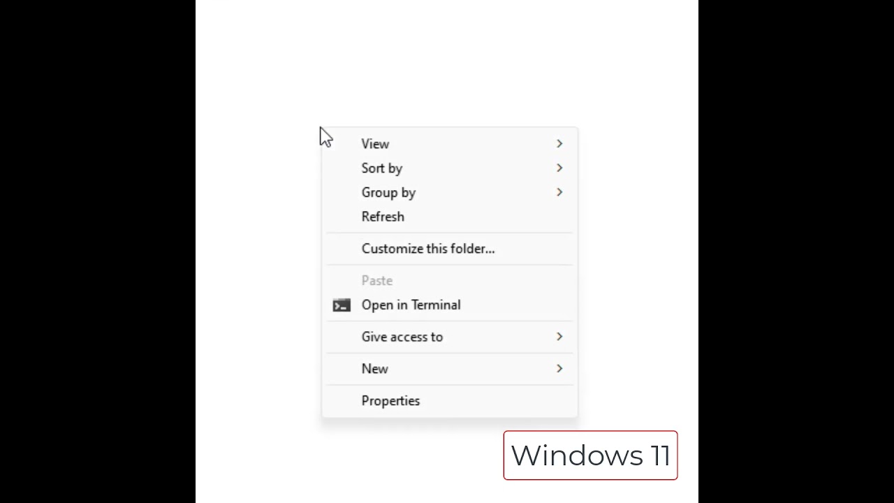 Windows 11 Direct More Options in Right Click Menu