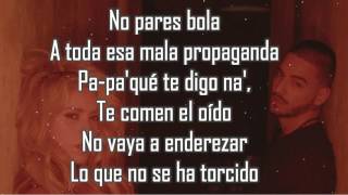 Chantaje LETRA - Shakira Ft Maluma